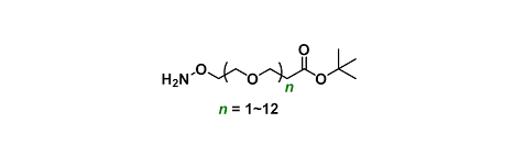 Aminooxy-PEGn-t-butyl ester